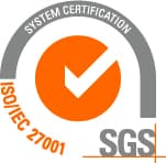 SGS ISO/IEC 27001 認証ロゴ